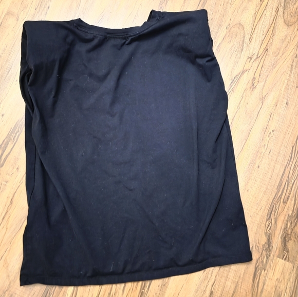 7 For All Mankind Black Muscle Tee Size Medium - Picture 3 of 8
